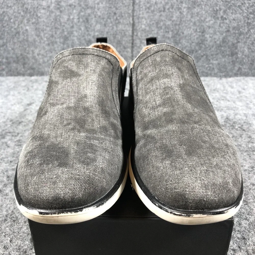 Golaiman Shoes Mens Size 9.5‎ Gray Canvas Slip On Casual Loafers Comfort Walking
